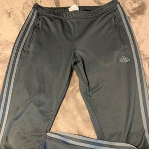 Grey adidas soccer pants